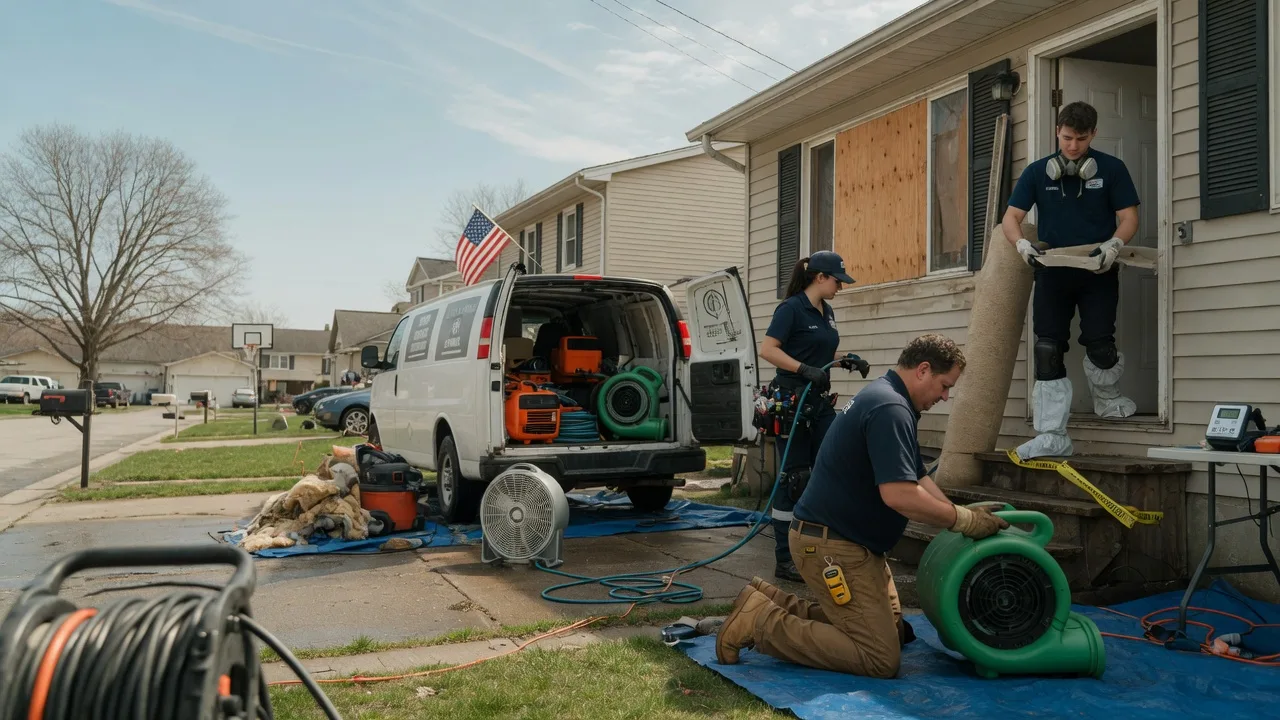 Water Damage Restoration in Wheatland, IA near me
